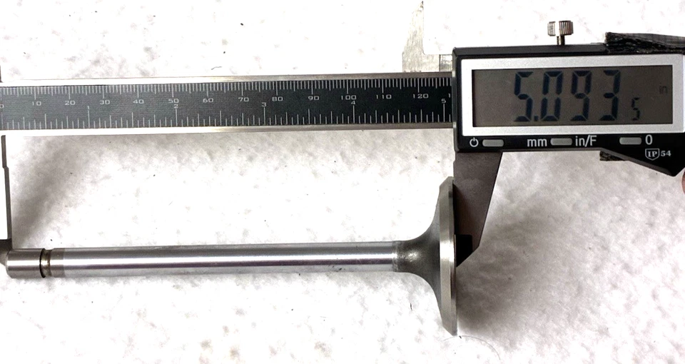 VÁLVULA DE ADMISIÓN BLOQUE PEQUEÑO FORD 1.78" ENGINETECH V1830 302 351W 5.0 5.8L STOCK SBF Foto 3 de 4