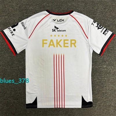 T1 Keria ユニフォーム 2025 LCK Team T1 Uniform Jersey S14 Faker T-shirt World