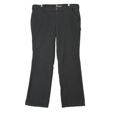 Carhartt Black Fleece Lined Original Fit Carpenter Pants Womens 16 Gorpcore Work