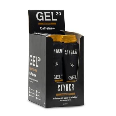 Styrkr GEL30 Caffeine Dual-Carb Energy Gel - 12er Pack x 72g