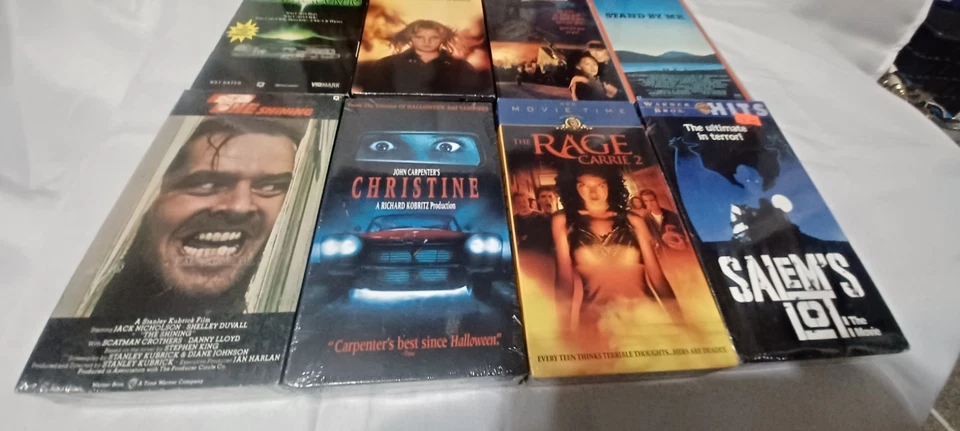 Stephen King Horror VHS 4 Sealed! IT, The Stand, Langoliers, The Shinning - Image 2 of 4