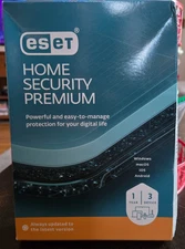 NEW ESET Home Security Premium  1 Year  3 Devices - USA