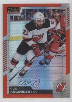 2020-21 O-Pee-Chee Platinum Red Prism 146/199 Kyle Palmieri #87 0of2