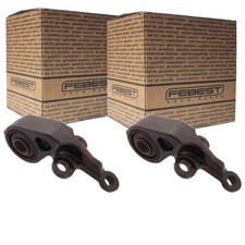 2x FEBEST QUERLENKERLAGER BUCHSEN VORDERACHSE passend für NISSAN ALMERA LINKS+RE