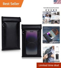 Stylish Faraday Bags for Phones  Key Fobs - 2 Pack Signal Shielding Solution