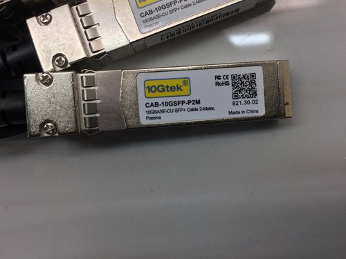 8x 10Gtek SFP+ DAC Cables (0.5m, 1m, 2m) 10GBASE-CU Passive Direct Attach Twinax - Picture 4 of 7