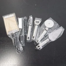 Kitchen Cutting & Serving Utensil 7pc Stainless Steel Tools Gift Set (New)