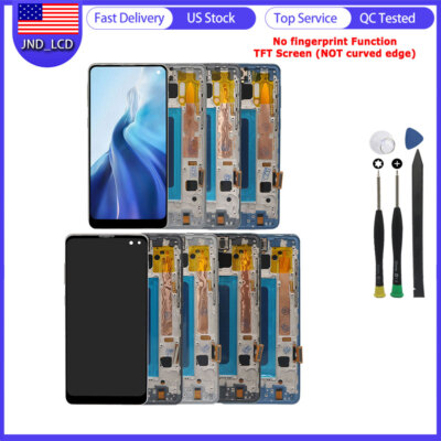 For Samsung Galaxy S10+ Plus G975U S10 G973 S8 S9 Plus LCD Display Touch Screen