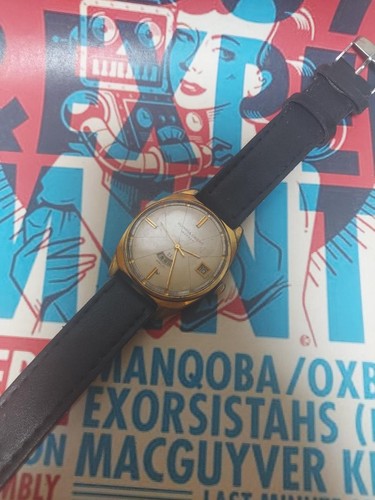 Reloj Pulsera Orient Hombre Marfil Redondo Negro Manual Japón 1.4 In A 500241 - Imagen 6 de 10