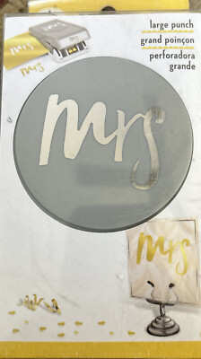 MRS EK Success Tools Large Punch 54-30288 Brand NEW! NIP wedding wife
