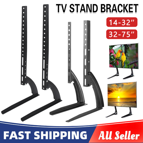 Universal TV Stand Table Top Leg Mount Bracket For LED LCD Plasma Flat
