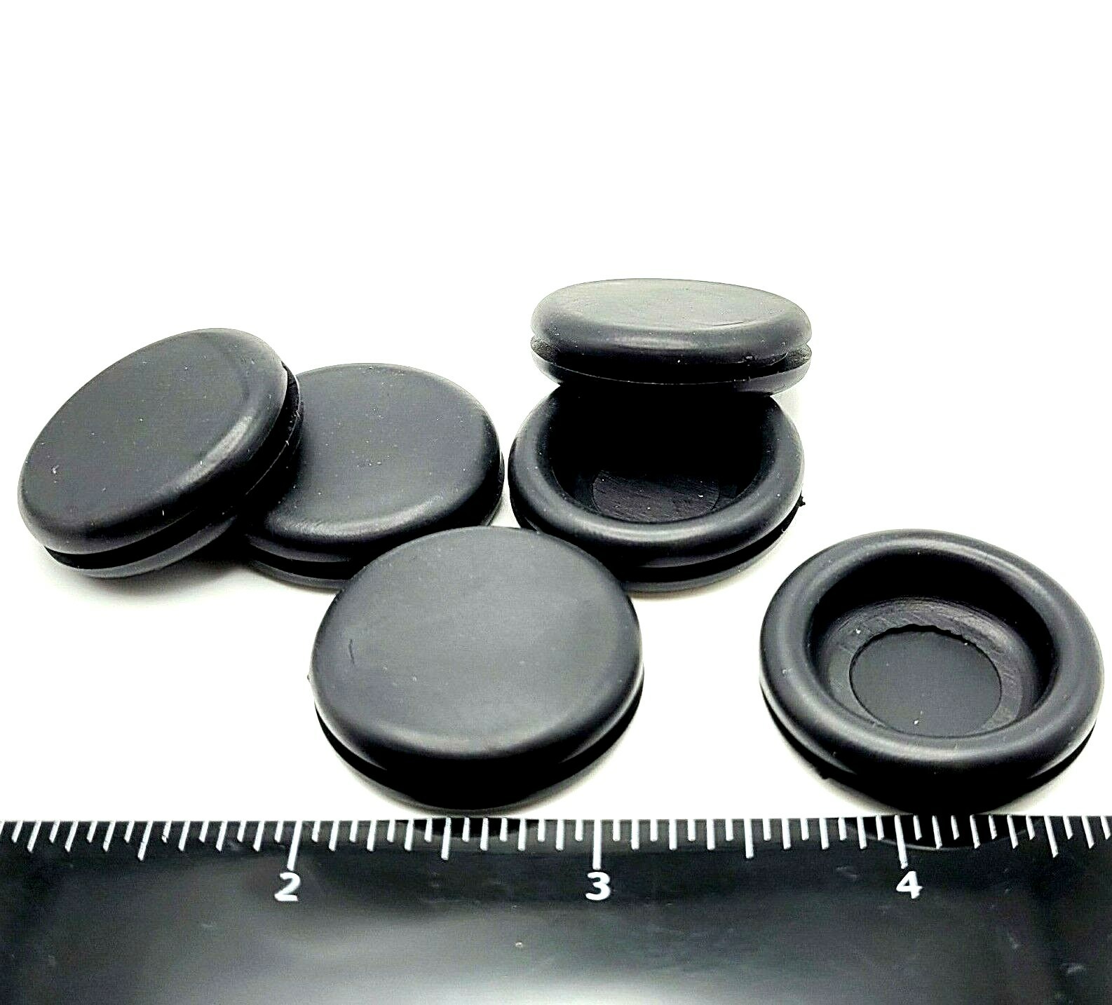 1" Solid Rubber Grommet Plug without Hole for 1/16” Thick Materials