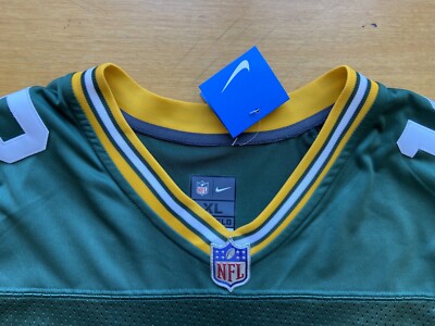 GREEN BAY PACKERS NFL FOOTBALL SHIRT JERSEY NIKE 916116-334 sz XL