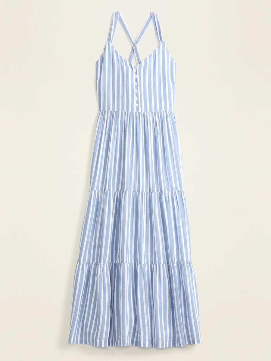 Old navy striped maxi dress top