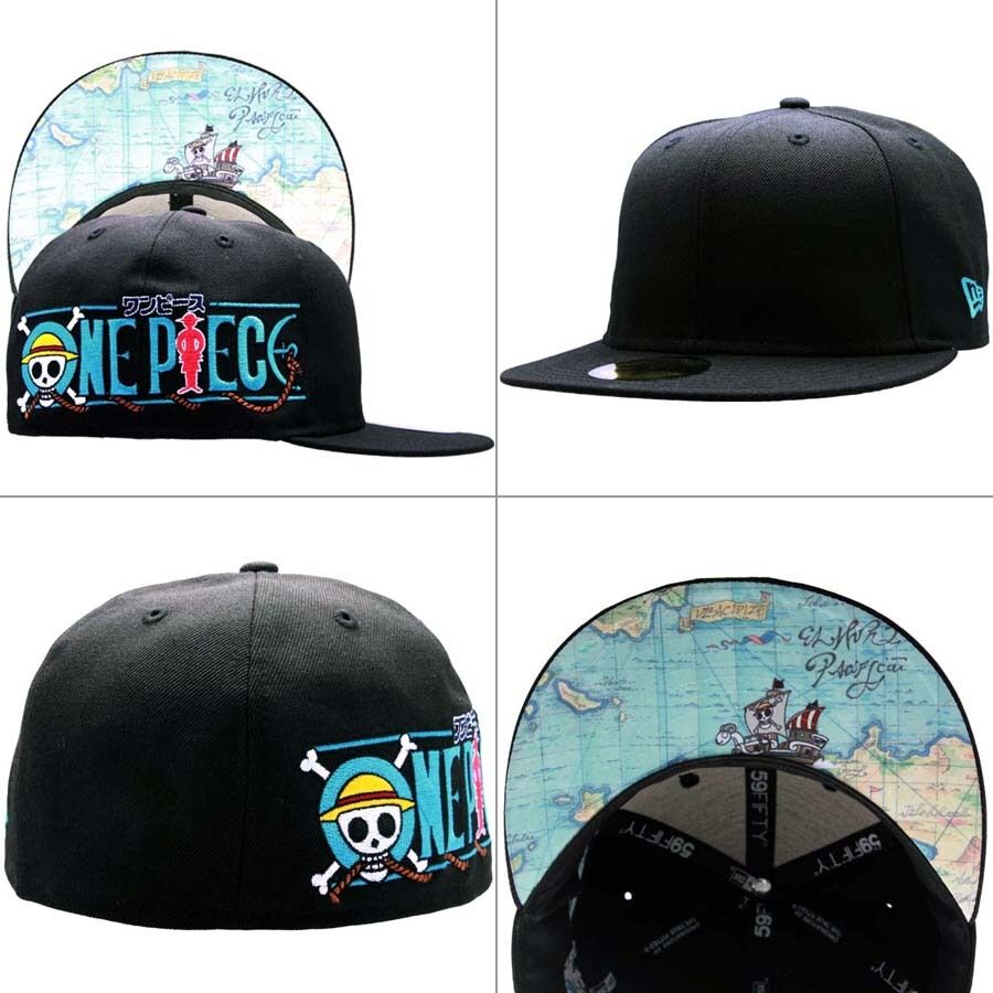 NEW ERA 59fifty ONE PIECE - MAP- BASEBALL CAP - BLUE