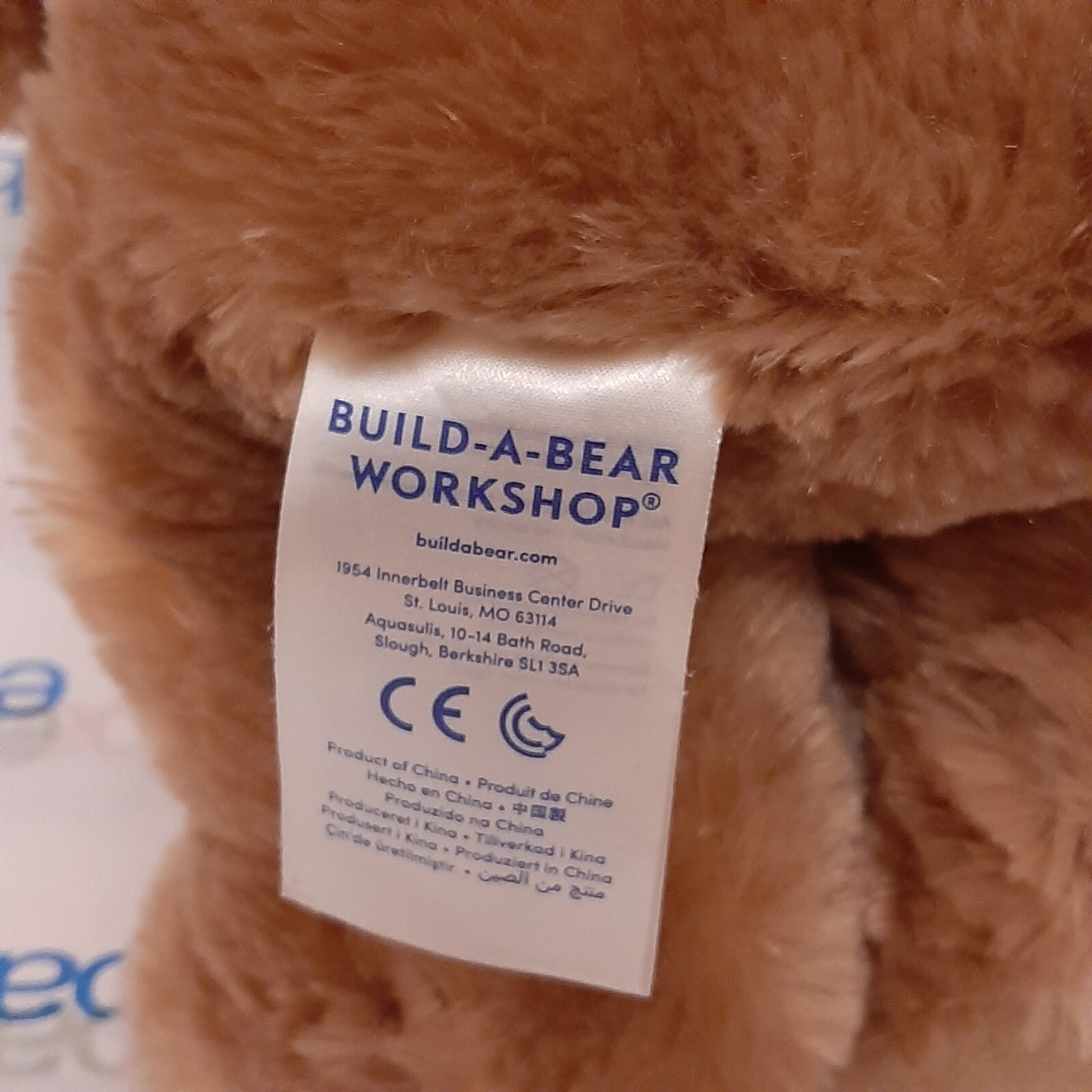 Build a Bear Light Brown Plush Bear Cute Collectible Stuffed