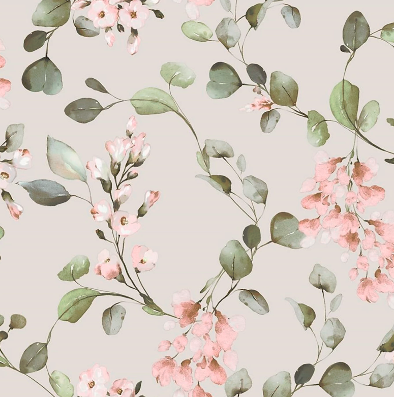 Rosalie Romantic Floral Garden Theme Rose Buds Wallpaper Perfect for Living Rooms, Bedrooms, Dining Rooms Cream/Pink Rasch 260666 - Image 4