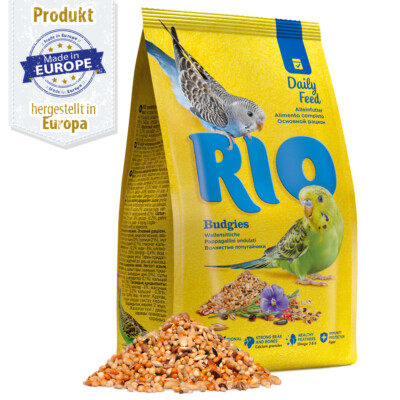 RIO - Vogelfutter für Wellensittiche - 1 kg - Alleinfutter
