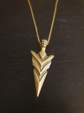Bronze Arrowhead Necklace