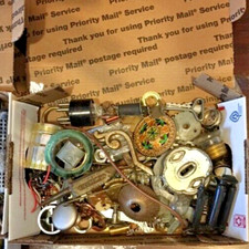 Steampunk Parts for Artists- 2 Pound lot- assorted smalls-bulk price-RT39