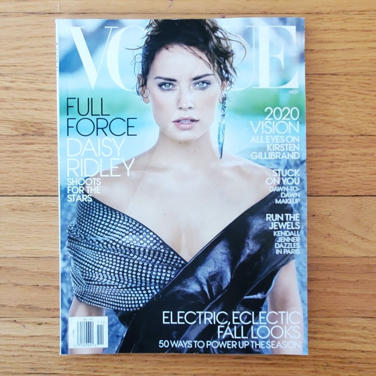 Vogue Magazine November 2017 DAISY RIDLEY Cover Kirsten Gillibrand