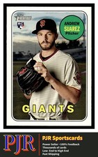 2018 Topps Heritage #629 Andrew Suarez San Francisco Giants