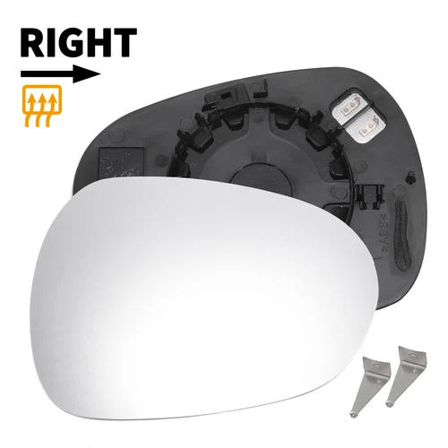 Car Right Passenger Side Mirror Glass W/ Backing Plate Heated for Alfa Romeo