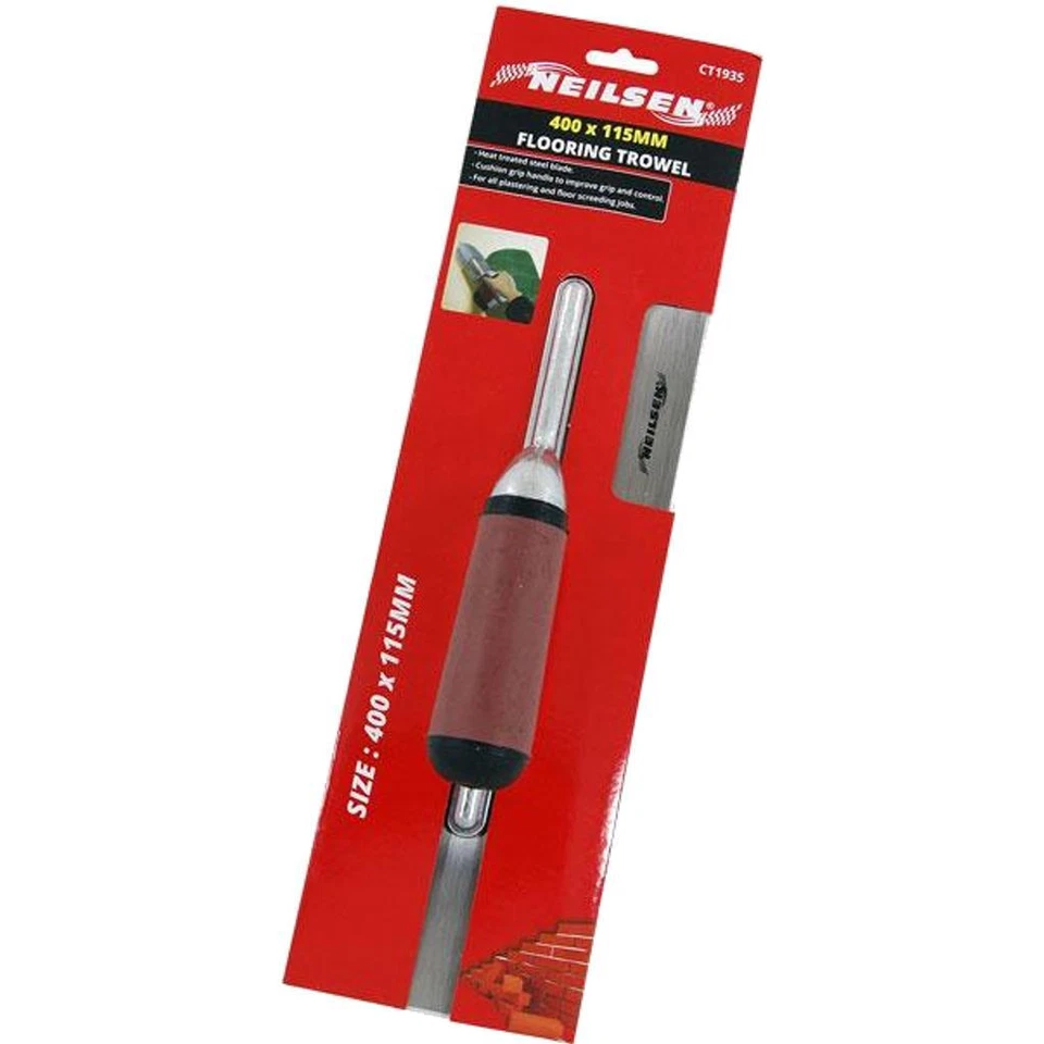 Neilsen Pointed Flooring Trowel Fitters Soft-Grip Screeding DIY Tools Floor - Image 2 of 3