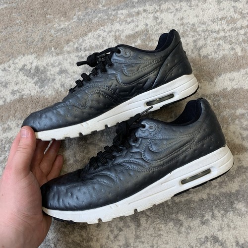 Nike Air Max 1 Ultra Premium Jacquard Metallic Grey Women’s Trainers UK5.5 EU39 - Picture 3 of 13