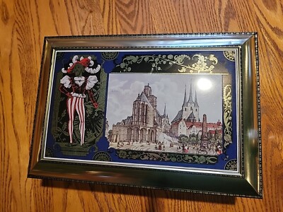 Lg Vintage 1998 Henry Lambertz German Cookie Tin Large -Hinged- Limited Edition