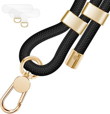 Cell Phone Lanyard,Crossbody Lanyard and Wrist Strap Premium Metal Buckle Phone