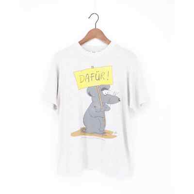 ULI STEIN & KOCH DAFUR! CARTOON TEE HEATHER GREY (L)