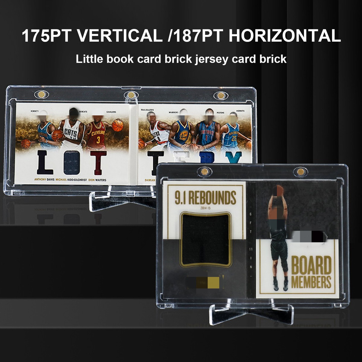 1x 187/134mm Sports Magnetic Horizontal Booklet Card Holder One