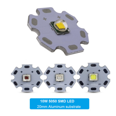 10W 5050 LED diode Red Green Blue white 3.2-3.6V UV For  Flashlight LED Emitter