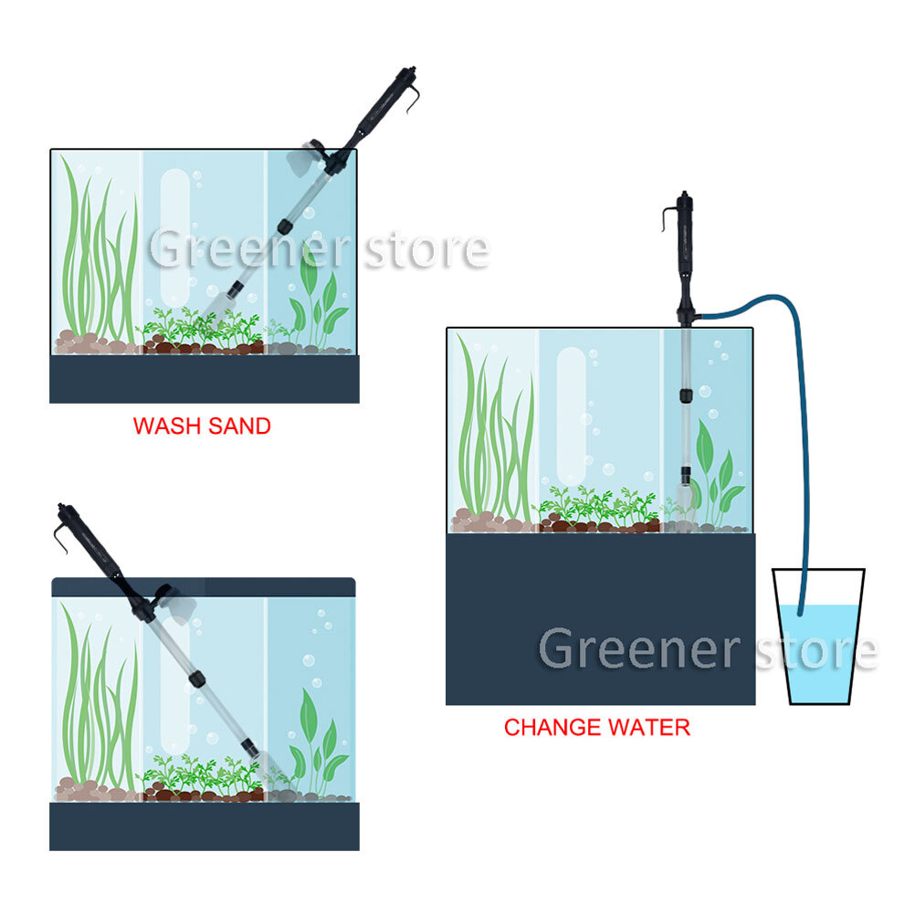 Pulitore Elettrico per Acquario Regolabile foto 4