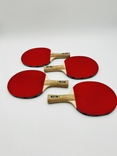 Joola Spirit Ping Pong Paddles Lot of 4 Red Black