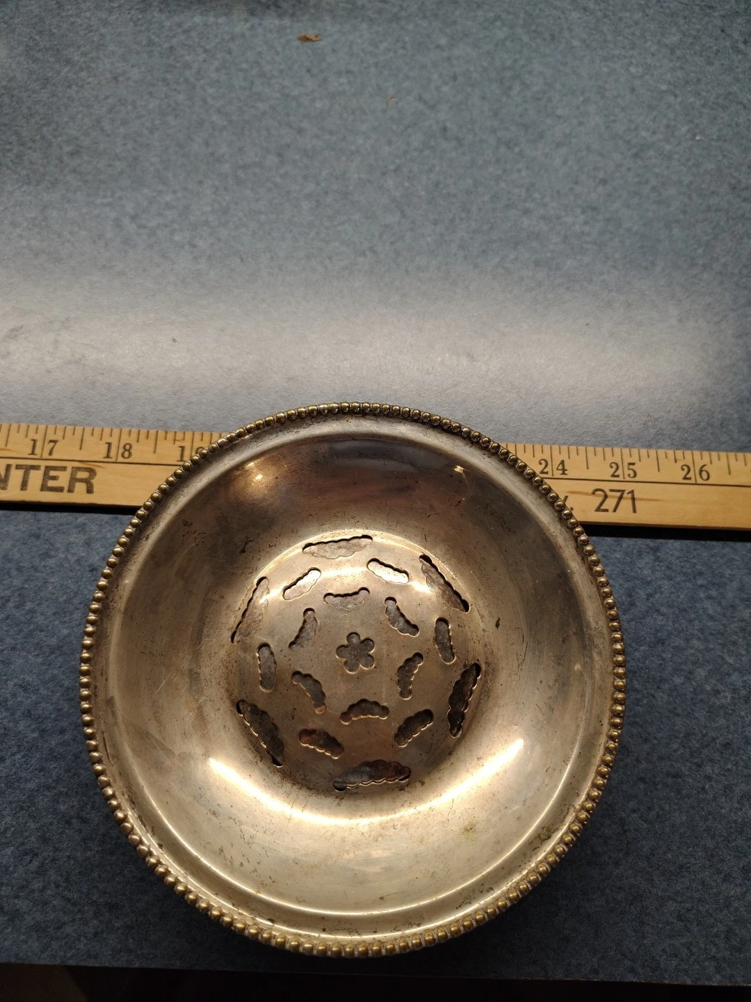 Vintage/ Silver Plate English Butter Curler/ Press Made In England 1950 HTF
