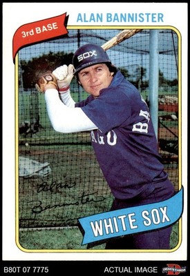 1980 Topps #608 Alan Bannister White Sox 7 - NM