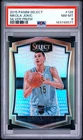 2015 PANINI SELECT SILVER PRIZM #128 NIKOLA JOKIC ROOKIE RC PSA 8