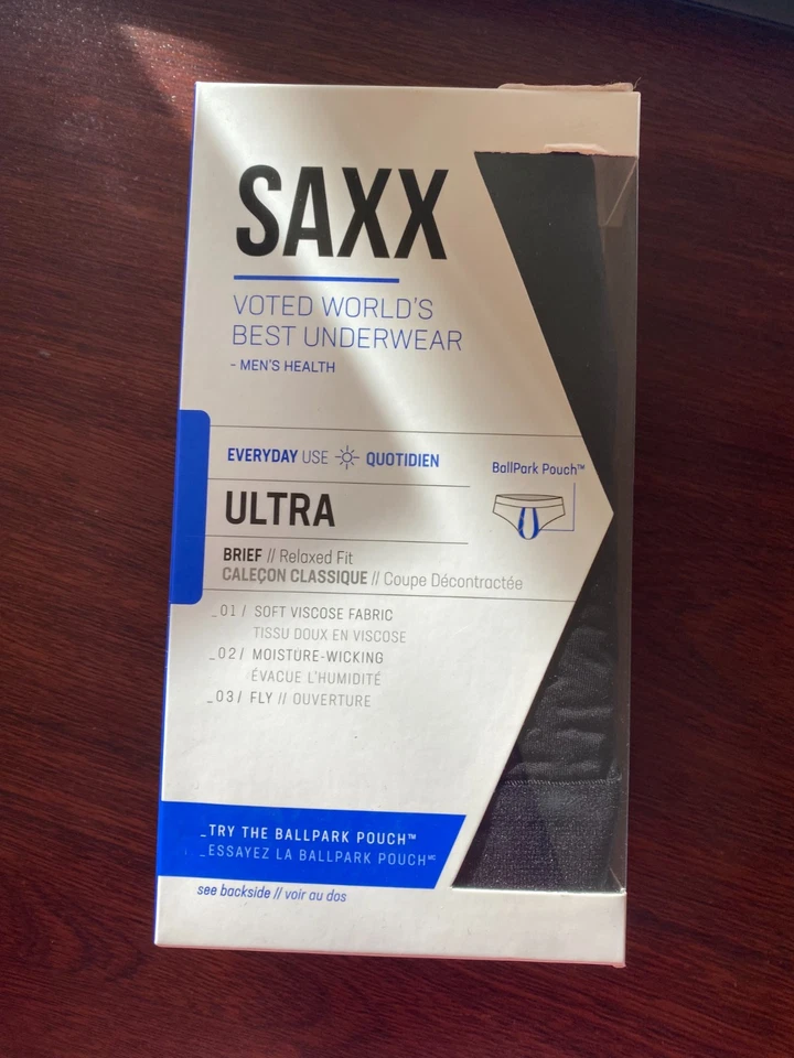 Hombres SAXX Ultra Fly Super Soft BREEFS "Negro" XXLarge Foto 2 de 3