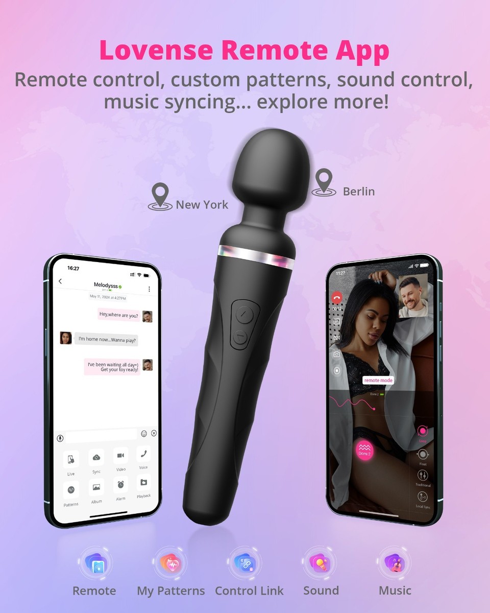 LOVENSE Domi 2 Powerful App-controlled Wand Vibrator, Adult Toy's Women and Men | eBay LOVENSE Domi 2 Powerful App-controlled Wand Vibrator, Adult Toy's Women and Men | eBay