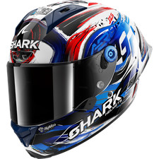 Shark AERON GP FIM RACING #1 REPLICA ZARCO Full Face Helmet White Black Blue