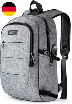 Tzowla anti Diebstahl Laptop Rucksack Für Herren,Rucksack Wasserdicht Mit Usb-La