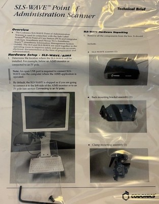 CODONICS SAFE LABEL SYSTEM POINT OF ADMINISTRATION SCANNER W FREE SHIPPING