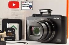 US Duty Paid Sony DSC-WX500 Black 18.2MP 30x Digital Camera Multilingual USA