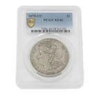 1879-CC Morgan Silver Dollar Carson City PCGS Graded XF40 US Coin NR #C901-4
