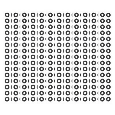 400pcs for 3D Reflective Diffusion Dots 3mm Indoor 7mm External