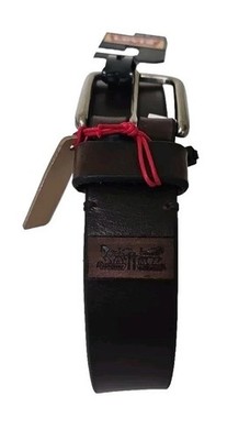 Levi's Men's Brown Leather Belt - Size: Medium 34-36''