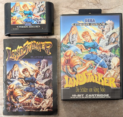 Deutsche Kaufversion ! SEGA Mega Drive LANDSTALKER -Spiel -SEGA Megadrive