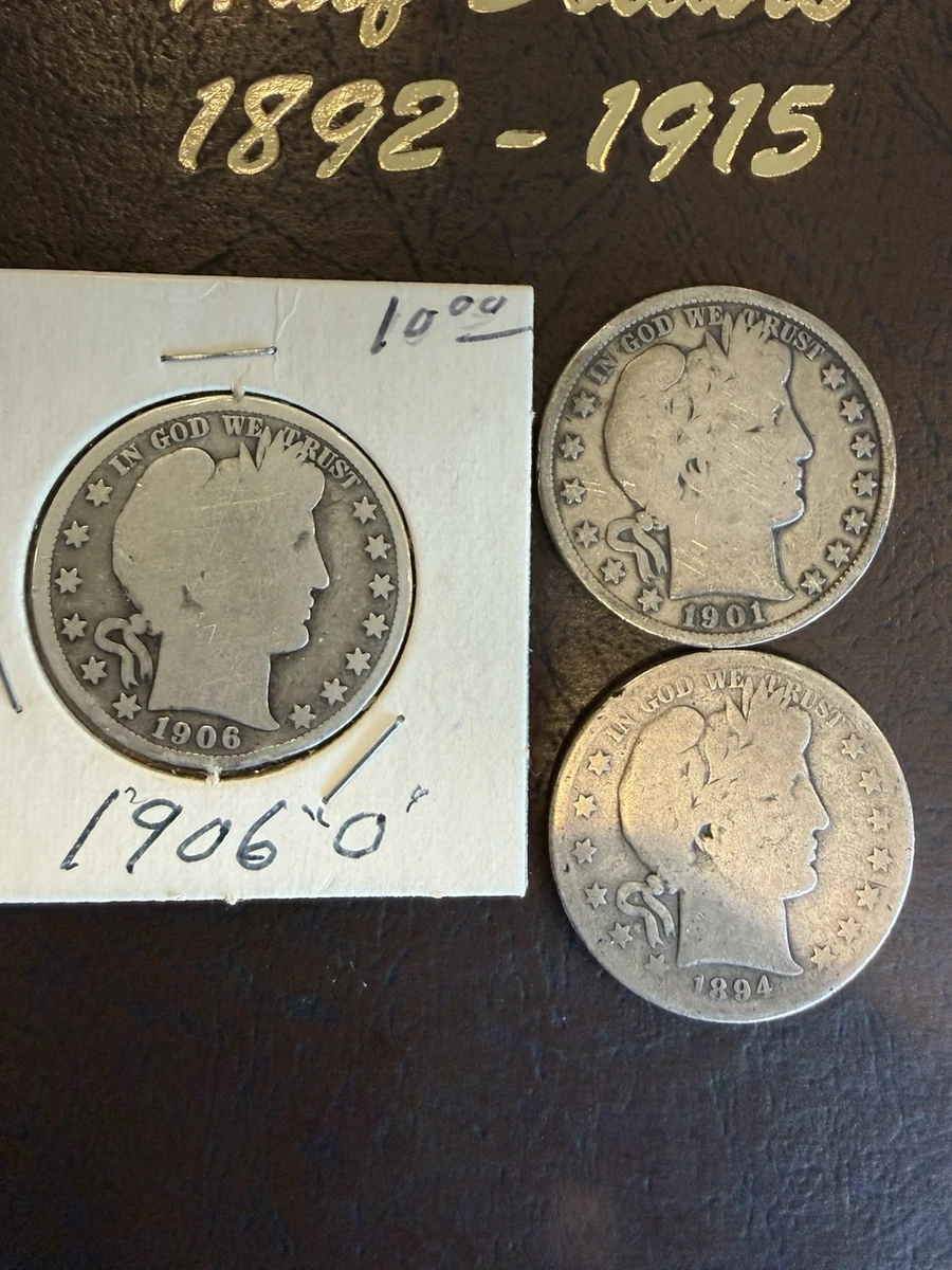 1901 Year Barber Half Dollars (1892-1915) for sale | eBay